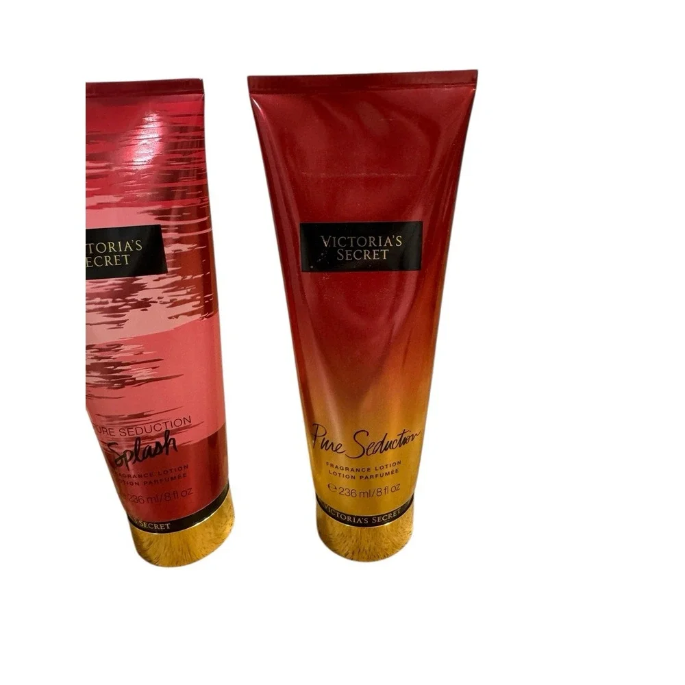 Lot of‎ 3 🔥Victoria's Secret 🤑Pure Seduction & Splash Fragrance Lotion 8oz New